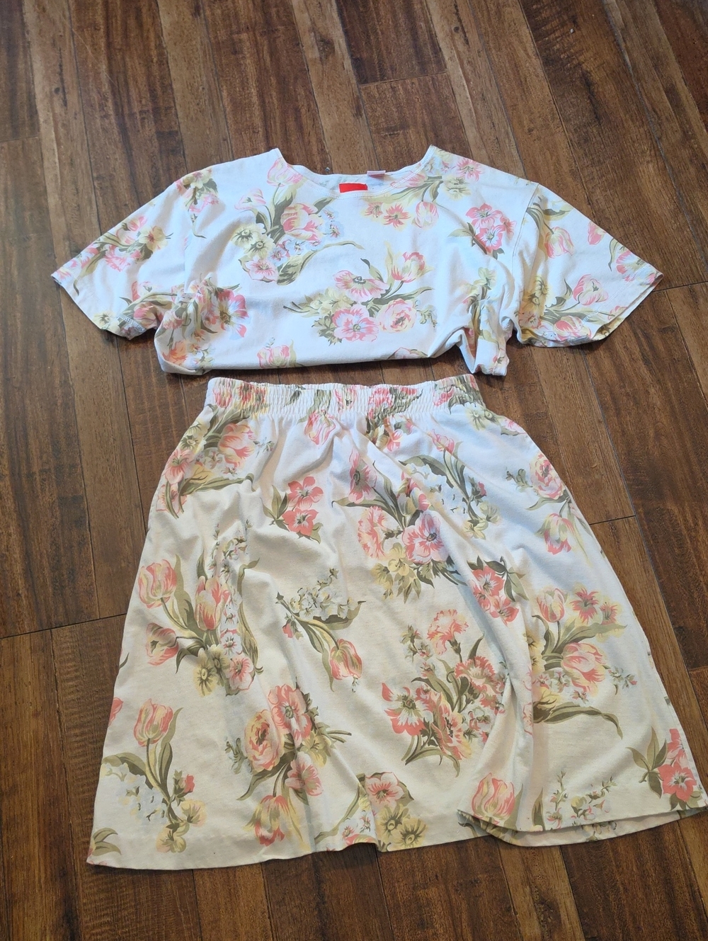 Liz & Co Vintage Cottagecore Matching Two-piece Cotton Set, Medium